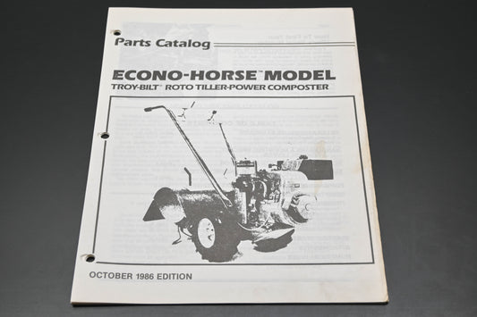 Troy Bilt CT761086 86 Econo-Horse Roto Tiller Parts Catalog