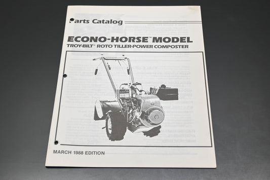 Troy Bilt CT830388 88 Econo-Horse Roto Tiller Parts Catalog