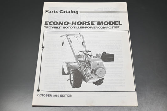 Troy Bilt CT1211089 89 Econo-Horse Roto Tiller Parts Catalog
