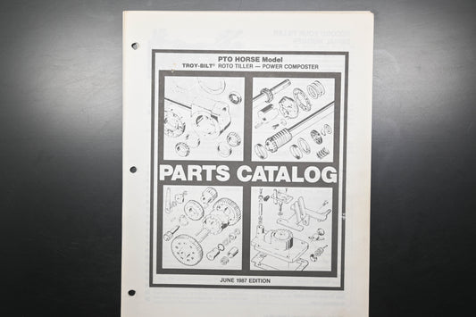 Troy Bilt CT870687 87 PTO Horse Roto Tiller Parts Catalog