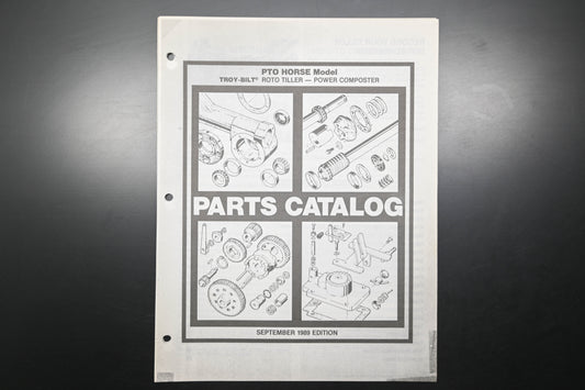 Troy Bilt CT951089 89 PTO Horse Roto Tiller Parts Catalog