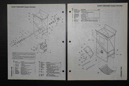 Troy Bilt CT1001087 87 Super Tomahawk Shredder Chipper Parts Catalog