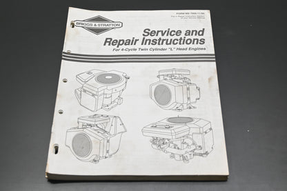 OEM Briggs & Stratton MS-7000-11/90 Twin Cylinder Shop Repair Manual
