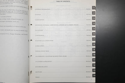 OEM Briggs & Stratton MS-9939-5/89 Single Cylinder OHV Shop Repair Manual