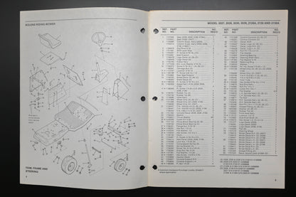 Bolens P4086-4 28" 30" 36" Riding Mower Parts List
