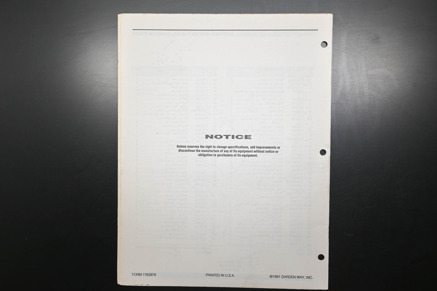 Bolens 176-3979, 1763979 Rear Engine Riding Mower Parts Catalog