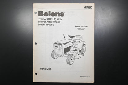 Bolens P553786, 217475 H11LT & Mower Attachment Parts List