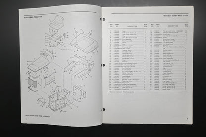 Bolens 176-0446, 1760446 90 Suburban Tractor 3214H 3216H Parts List