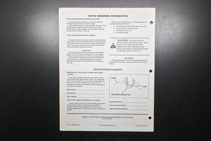 Bolens 1763966, 176-3966 91 Suburban Tractor Parts Catalog