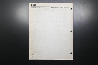 Bolens P553128-3 Tractor Models 1060 1160 Parts List