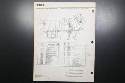 Bolens P553384-1 Tractor Models 1261 1461 1661 Parts List