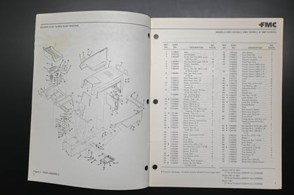 Bolens P553384-1 Tractor Models 1261 1461 1661 Parts List