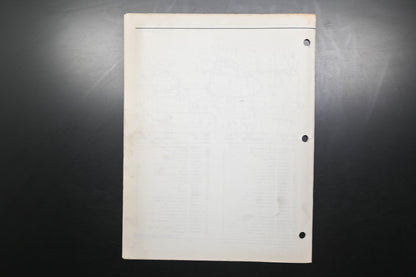 Bolens 4259-1 Tractor Model 5117H Parts List