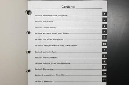 Kohler TP-2450-B Command CV17-745 Engine Service Manual