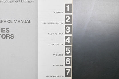 Bolens 553507 80 LT Series Tractors Shop Manual