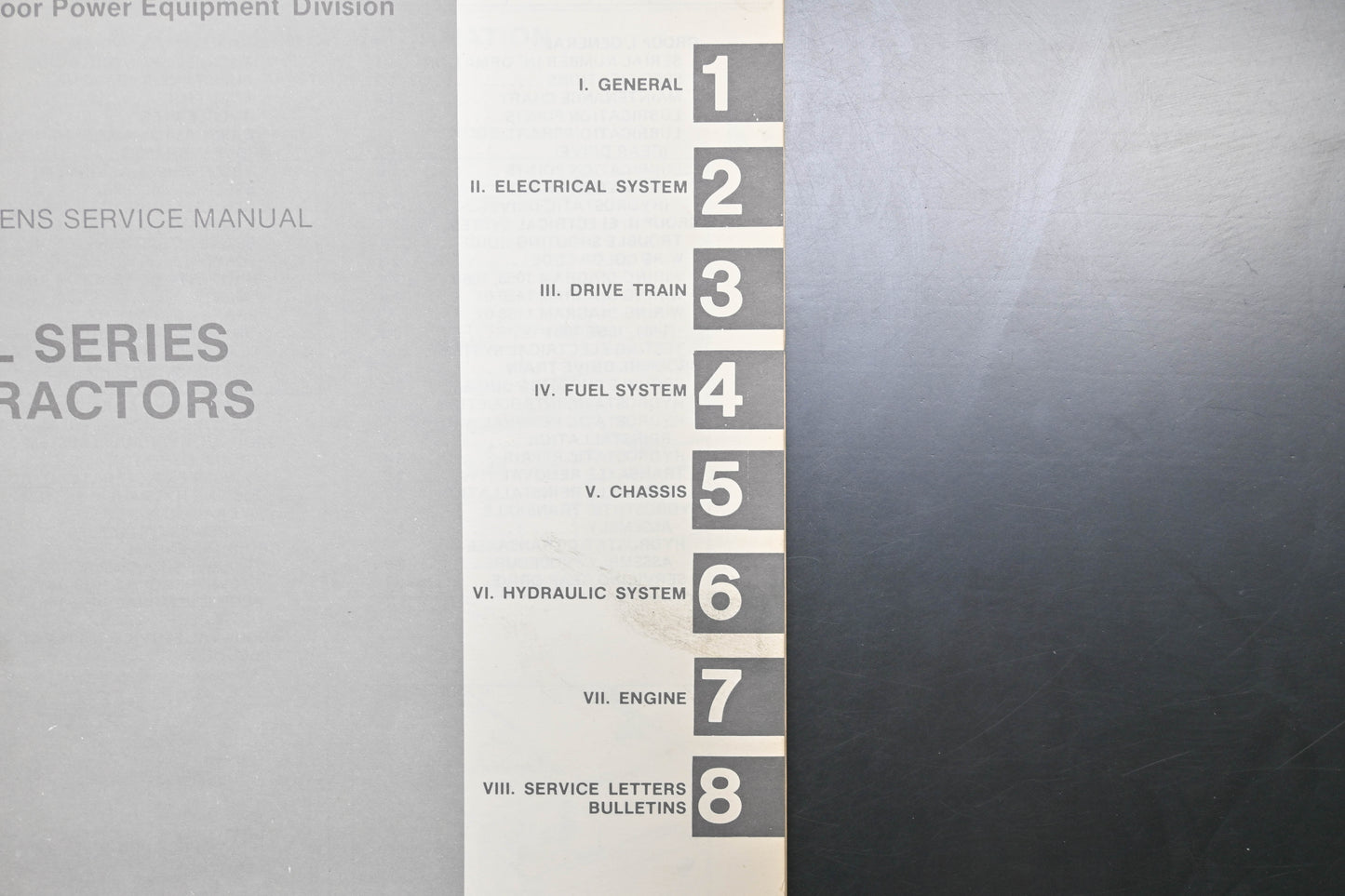 Bolens 553267 78 XL Series Tractors Shop Manual