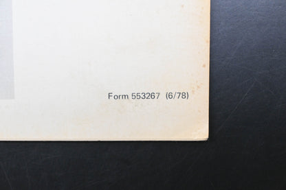 Bolens 553267 78 XL Series Tractors Shop Manual