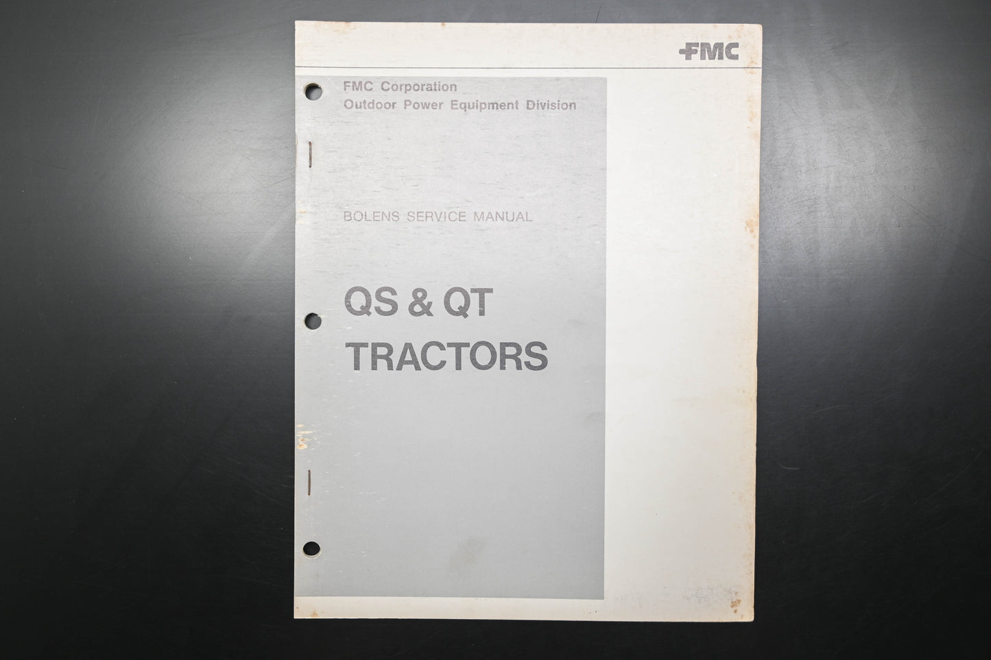 Bolens 552974 75 QS QT Tractors Shop Manual