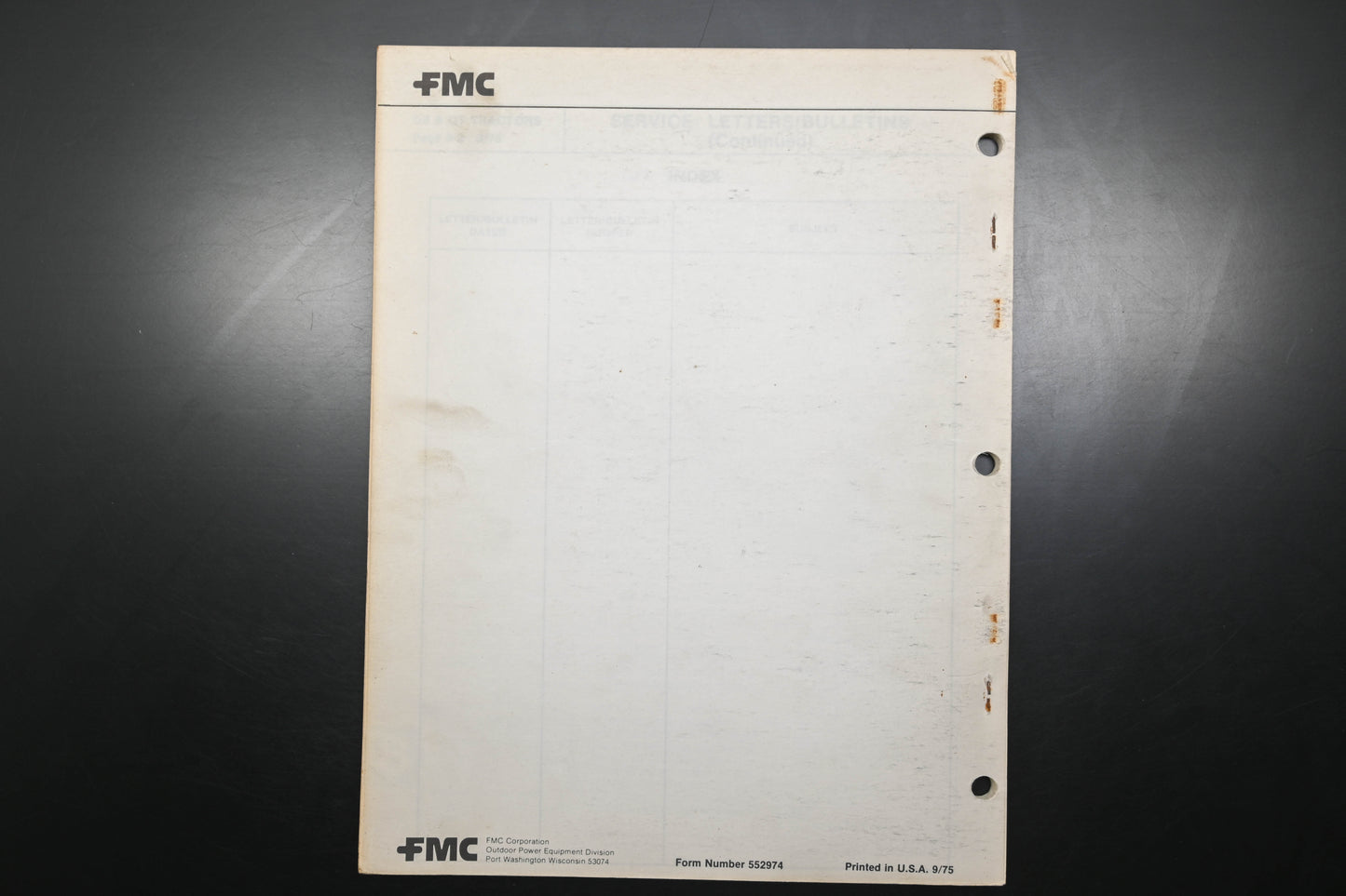 Bolens 552974 75 QS QT Tractors Shop Manual