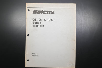 Bolens 552974-2 83 QS QT 1900 Series Tractors Shop Manual