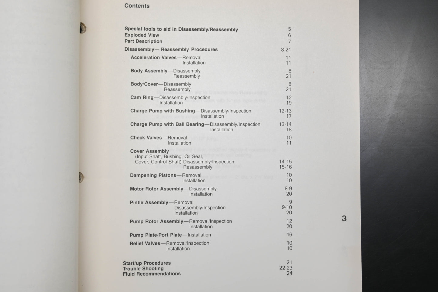 Eaton 7-402 Hydrostatic Transmissions Model 11 Repair Manual