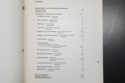 Eaton 7-402 Hydrostatic Transmissions Model 11 Repair Manual