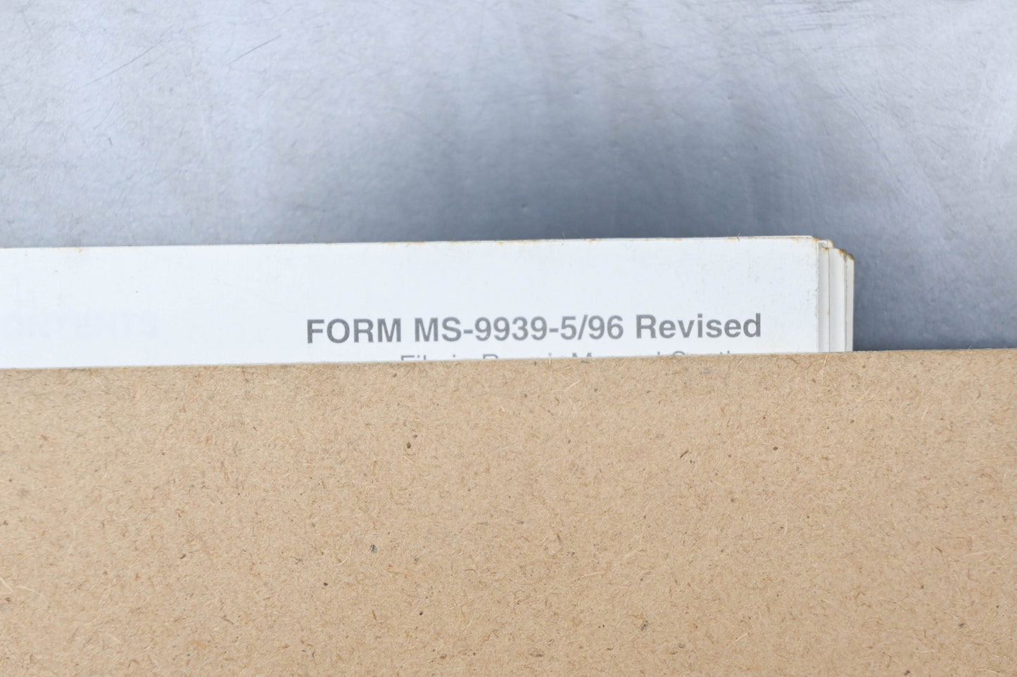 OEM Briggs & Stratton MS-9939-5/96 96 Vanguard OHV Engine Repair Manual