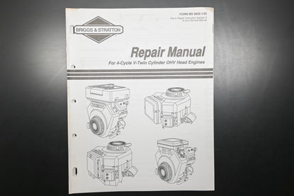 OEM Briggs & Stratton MS-9856-1/95 95 Twin Cylinder Engine Shop Repair Manual