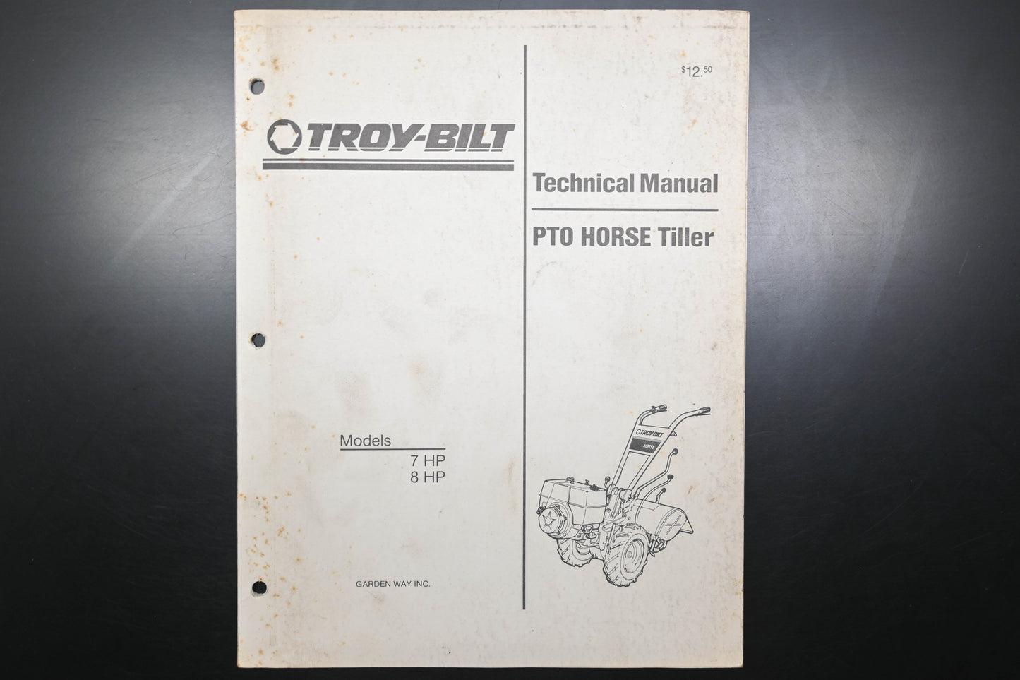 Troy Bilt MN1330490 PTO Horse Roto Tiller Shop Manual