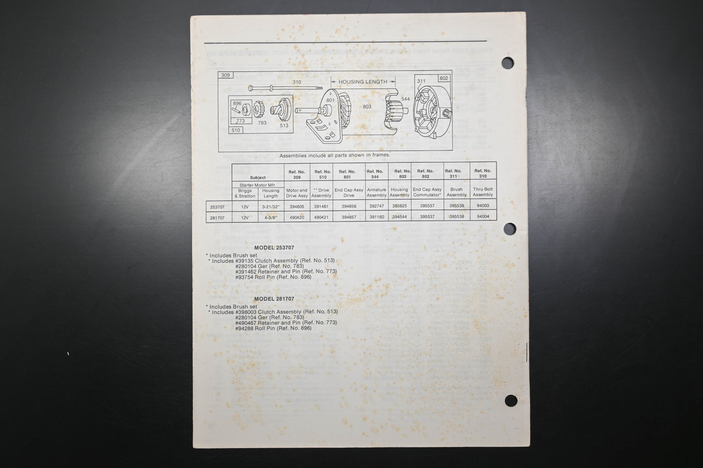Bolens P4006-3 Frame Steer Tractor Models 943 944 Parts List