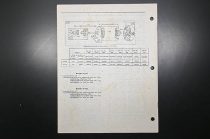 Bolens P4006-3 Frame Steer Tractor Models 943 944 Parts List