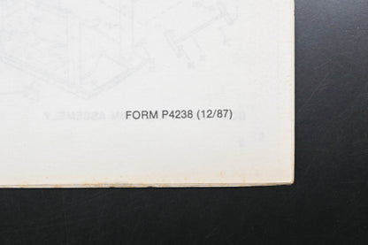 Bolens P4238 87 Suburban Tractor Models 3018G 3114G Parts List