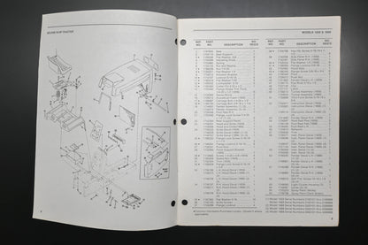 Bolens P553686-6 86 16HP Tractor Models 1668 1659 Parts List