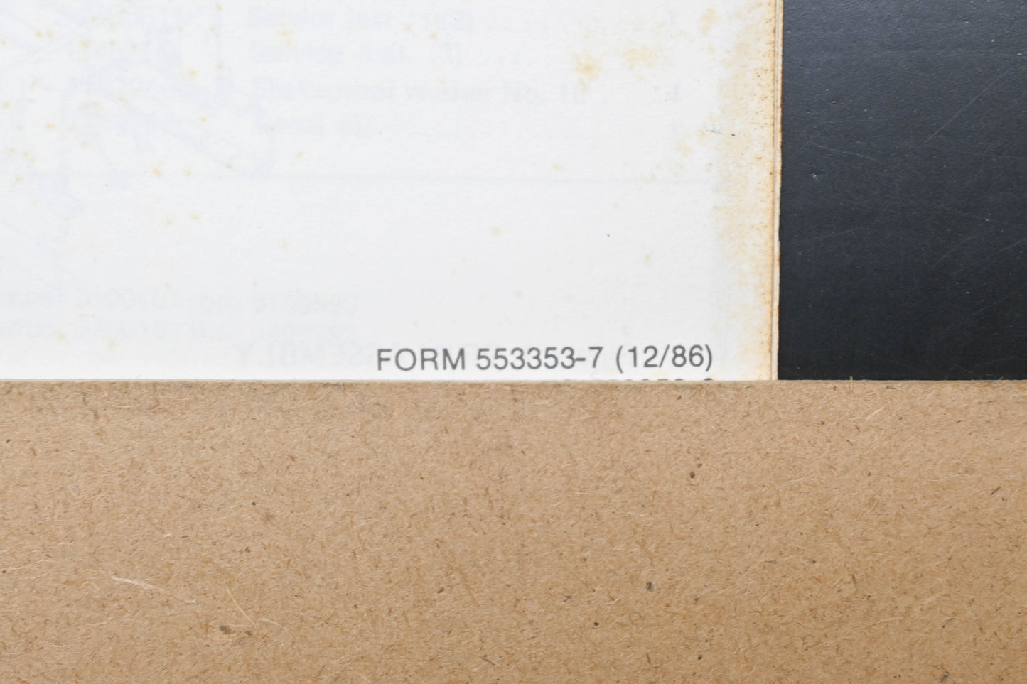 Bolens 553353-7 86 23HP Tractor Model 2389S Parts List