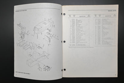 Bolens 4102-1 86 18HP Tractor Model 5018H Parts List
