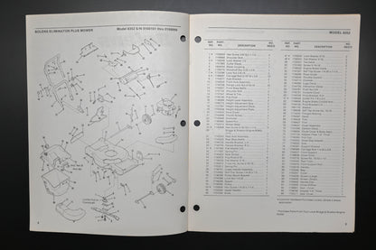 Bolens 3938-1 87 Eliminator Plus 21" Mower Model 8352 Parts List