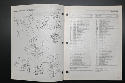 Bolens P-4019-1 87 Eliminator Plus 21" Mower Model 8364 Parts List