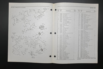 Bolens P-4187 87 Eliminator Plus Mower 21" Model 9052 Parts List