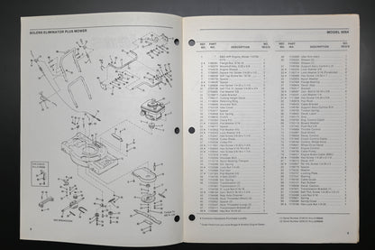 Bolens P-4190 87 Eliminator Plus Mower 21" Model 9064