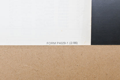 Bolens P4029-1 86 Villa Rear Steer Model 933 936 Parts List