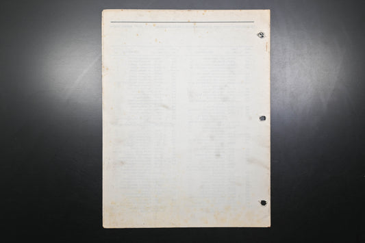 Bolens P4006-2 86 Frame Steer Tractor Models 943 Parts List