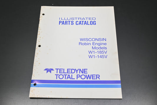 Teledyne Total Power TTP-30005, TTP 30005, TTP30005 Robin W1-185V W1-145V Engine Parts Catalog