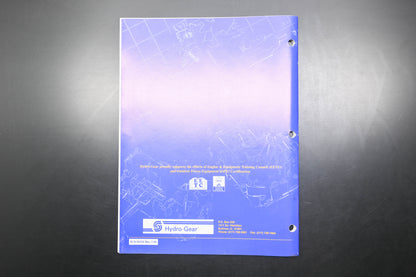 Hydro-Gear BLN-50432 99 310-0500/0750 Transaxle Shop Manual