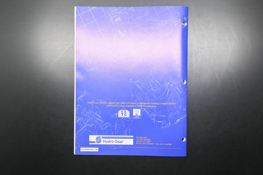 Hydro-Gear BLN-50334 99 210-3010L Transaxle Shop Manual