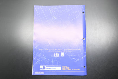 Hydro-Gear BLN-50231 99 BDP-10L Hydrostatic Pumps Shop Manual