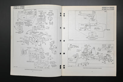 OEM Briggs & Stratton MS-4221-6/79 60900-60909 61900-61909 Parts List