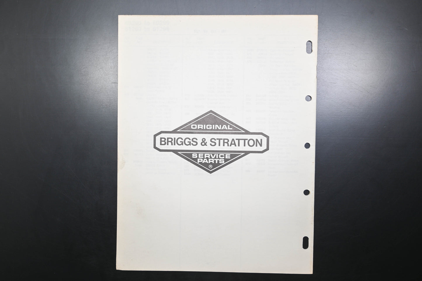 OEM Briggs & Stratton MS-4271-2/79 80200-80299 81200-81299 Parts List