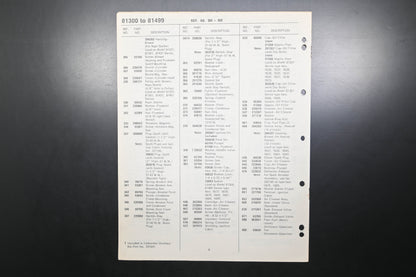 OEM Briggs & Stratton MS-6932-4/79 81300-81499 Illustrated Parts List
