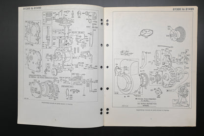 OEM Briggs & Stratton MS-6932-4/79 81300-81499 Illustrated Parts List