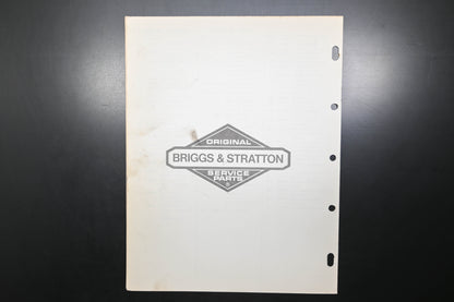 OEM Briggs & Stratton MS-6317-10/78 110900-110999 Parts List